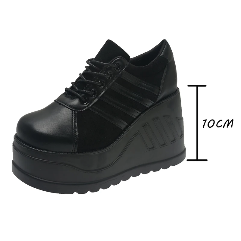 Street Fashion Goth - Big Size 35-43 Black Design Female