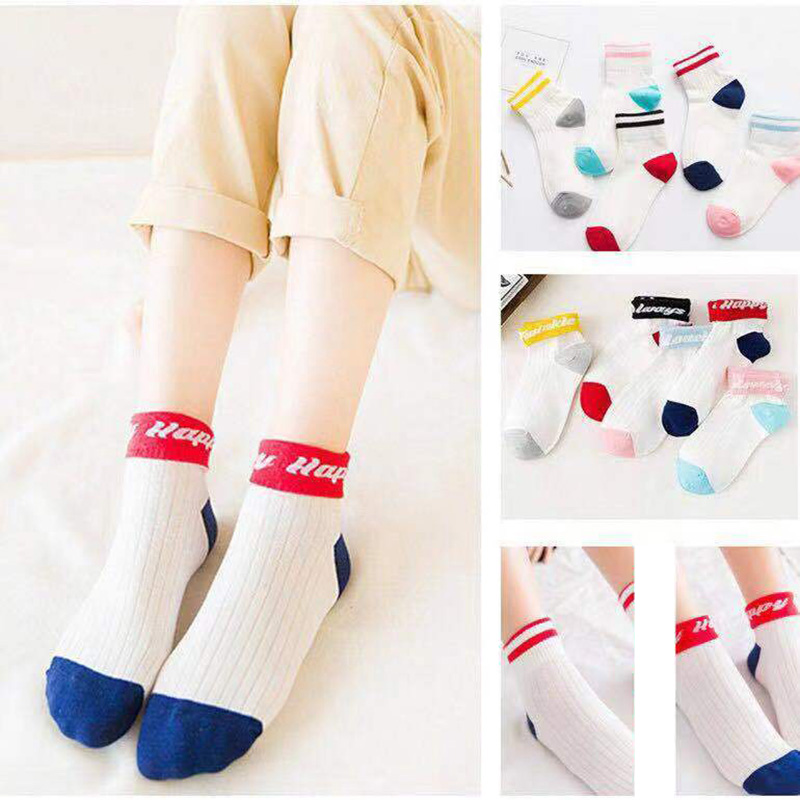 Street Fashion Style Youtube - 3Pairs Korean Cute Striped Cotton Socks