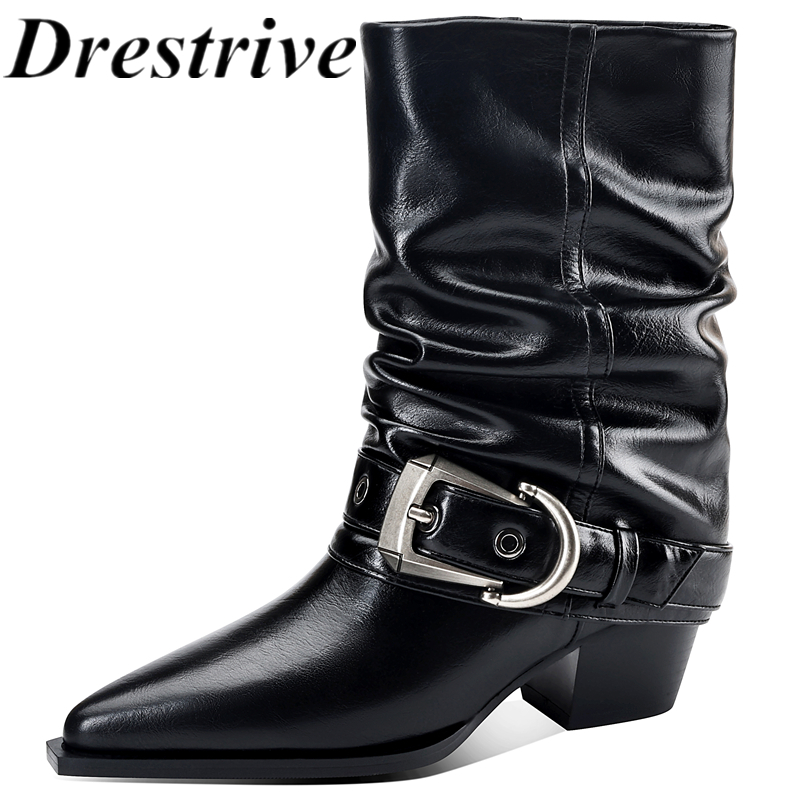 Street Fashion Winter 2026 - Drestrive 2026 Handmade Fashion Women's Ankle