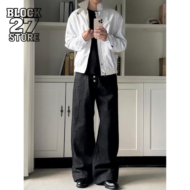 Street Fashion Jeans Men - Mens Jeans Harajuku Summer Letter Print
