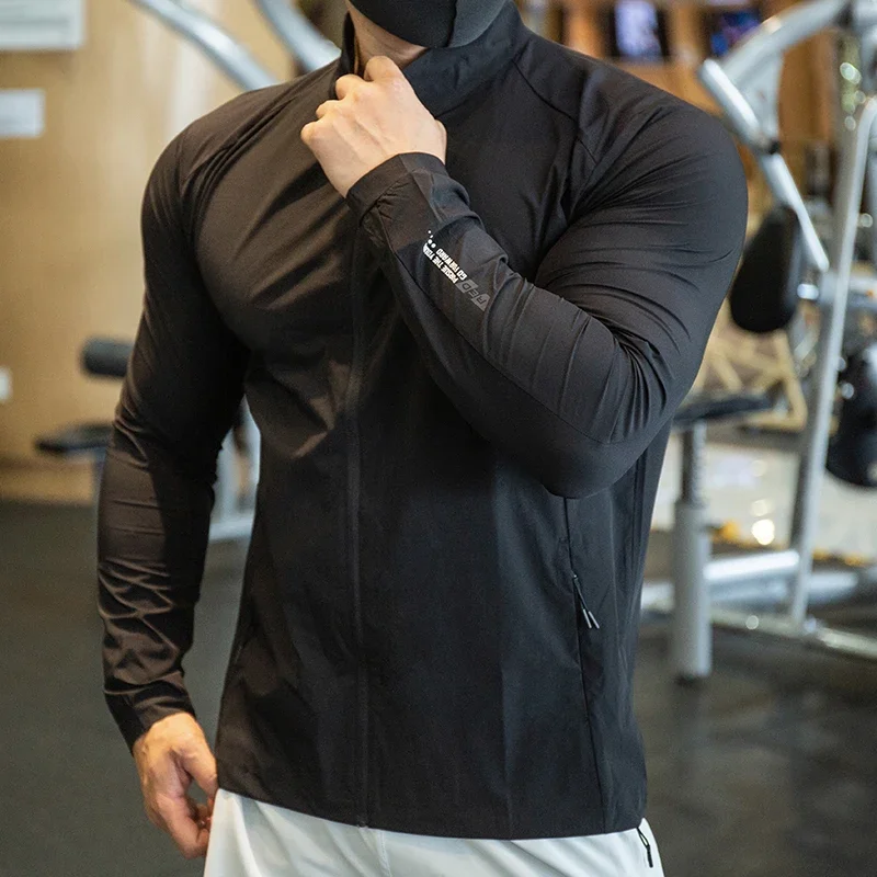 Reflective Jacket Running - Men Ice Silk Quick Dry Hiking