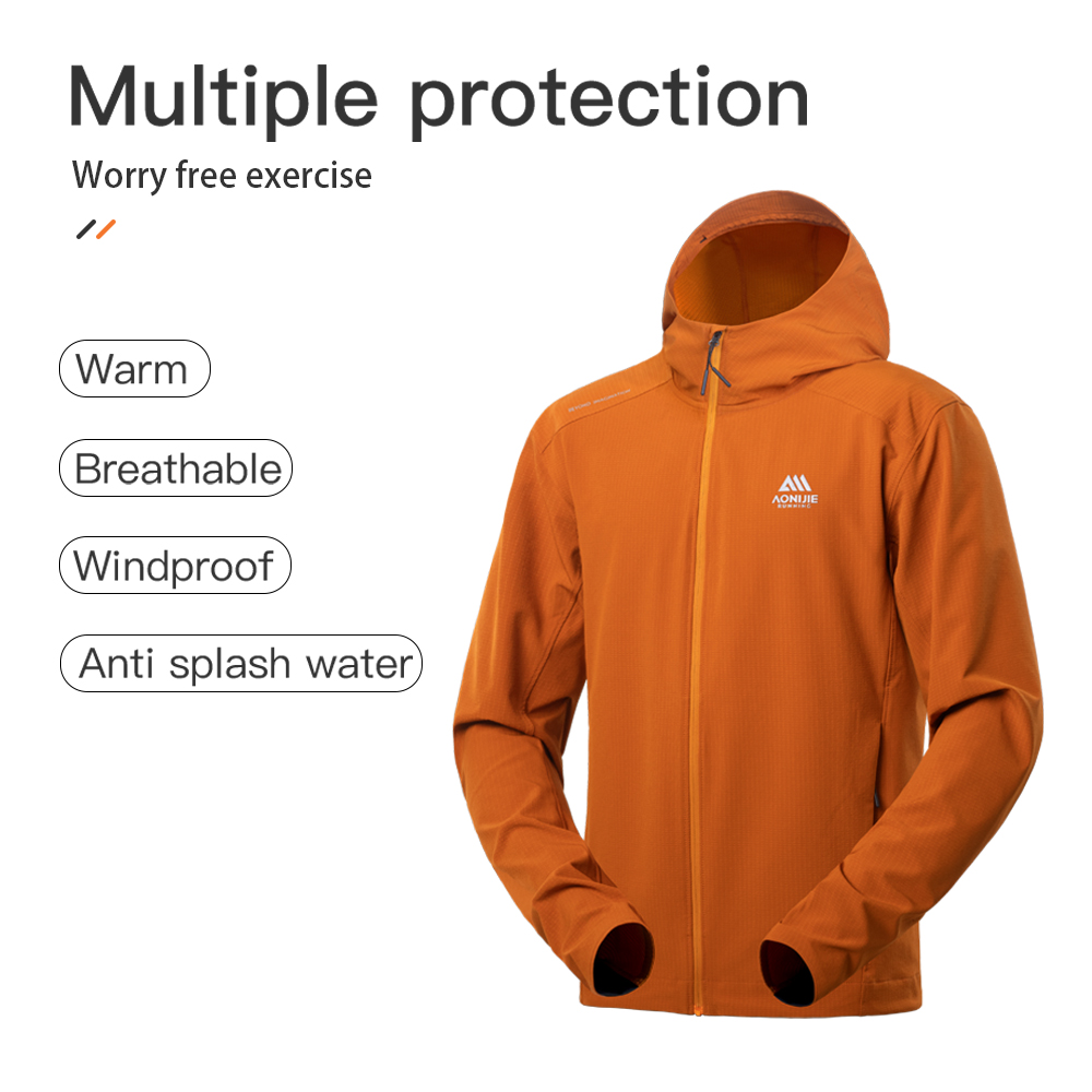 AONIJIE Men Windproof Jacket A - đánh giá và giá Reflective Jacket Running
