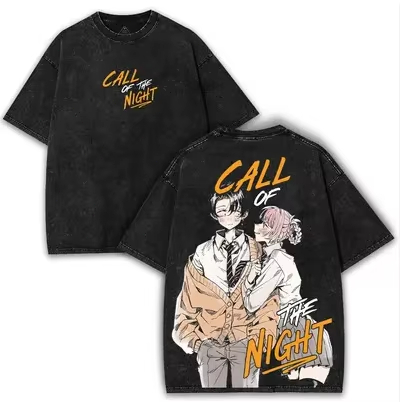 CALL OF THE NIGHT Washed T-shi - đánh giá và giá Fashion Street Night