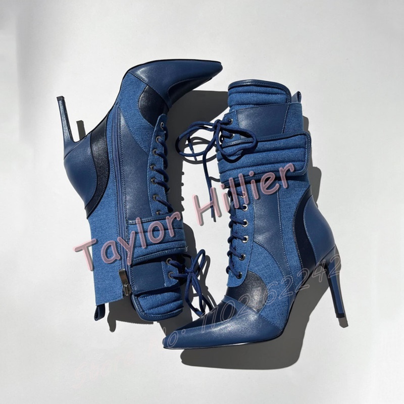 Women'S Blue Denim Sports Ankl - đánh giá và giá Street Fashion Denim