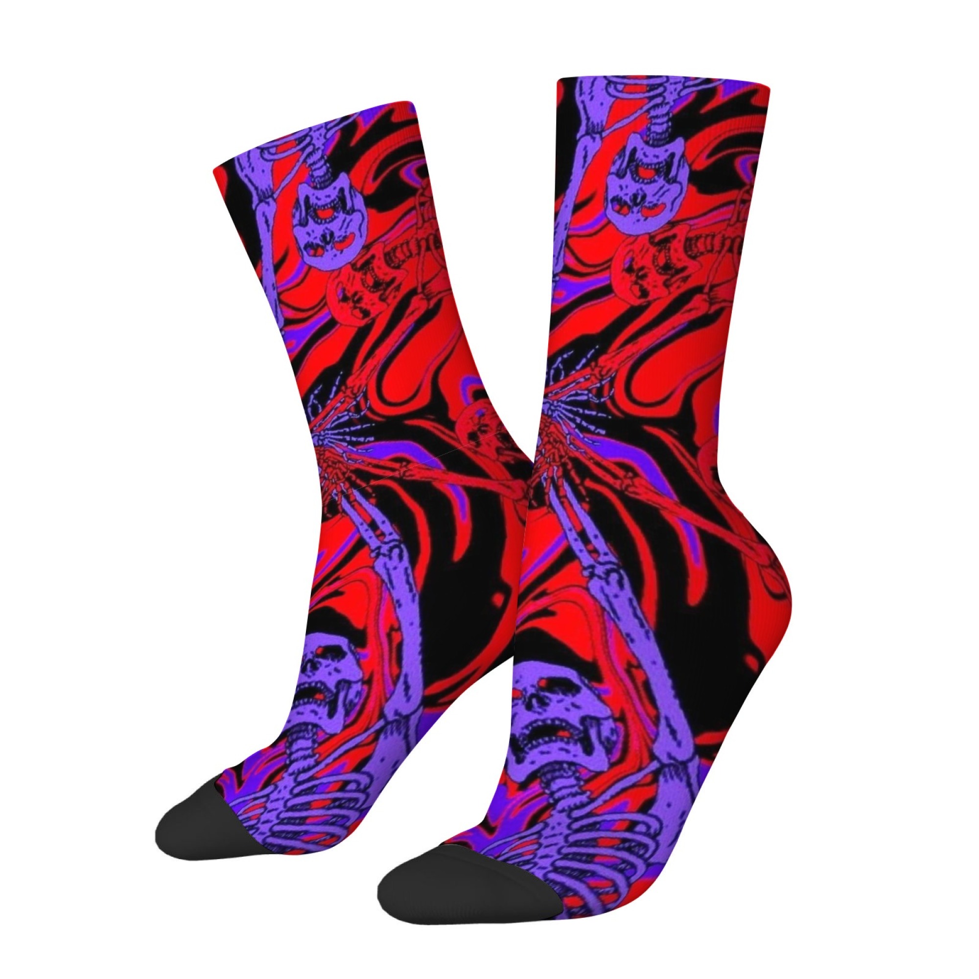 Crazy Punk Skull Men's Socks H - đánh giá và giá Street Fashion Style Youtube