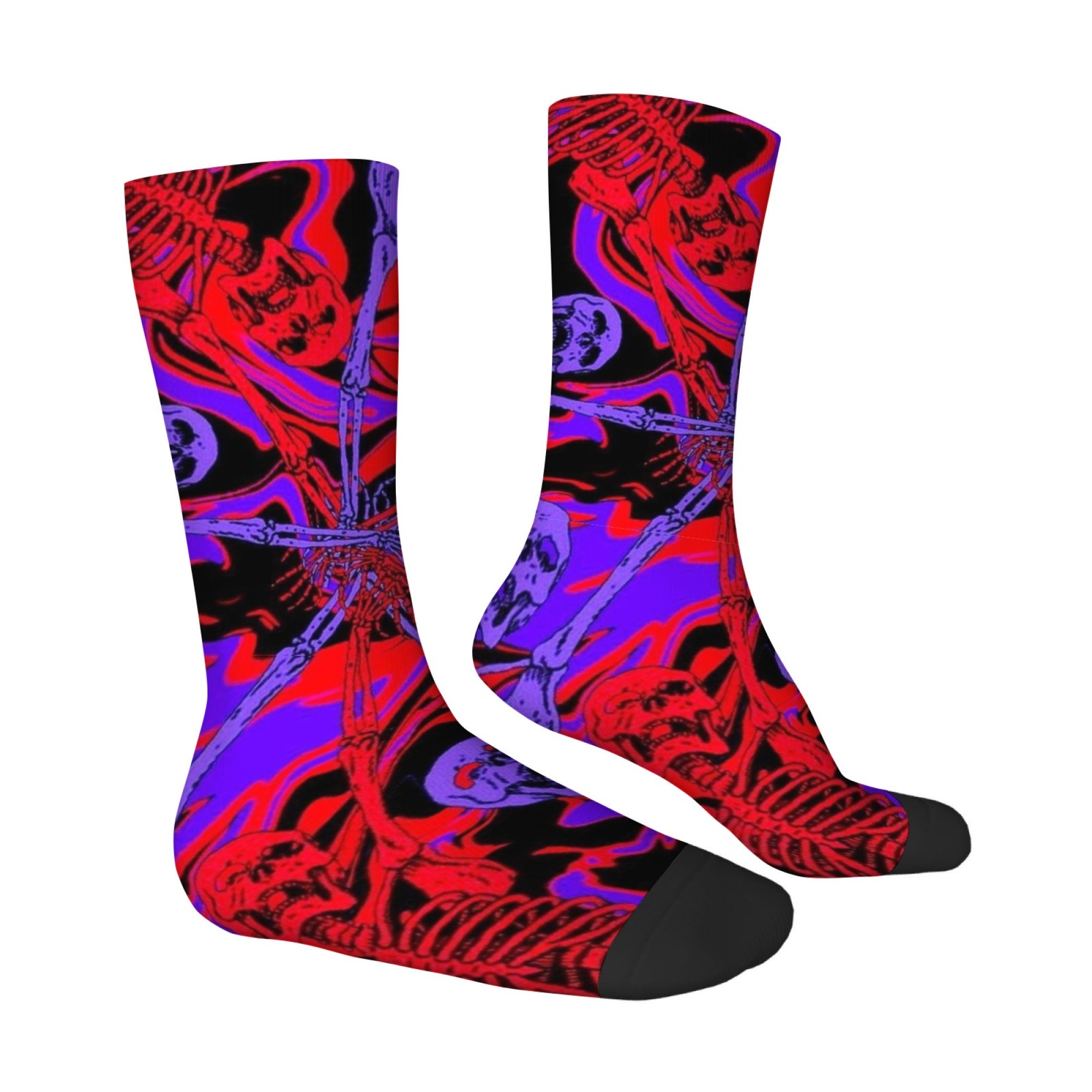 Crazy Punk Skull Men's Socks H - đánh giá và giá Street Fashion Style Youtube