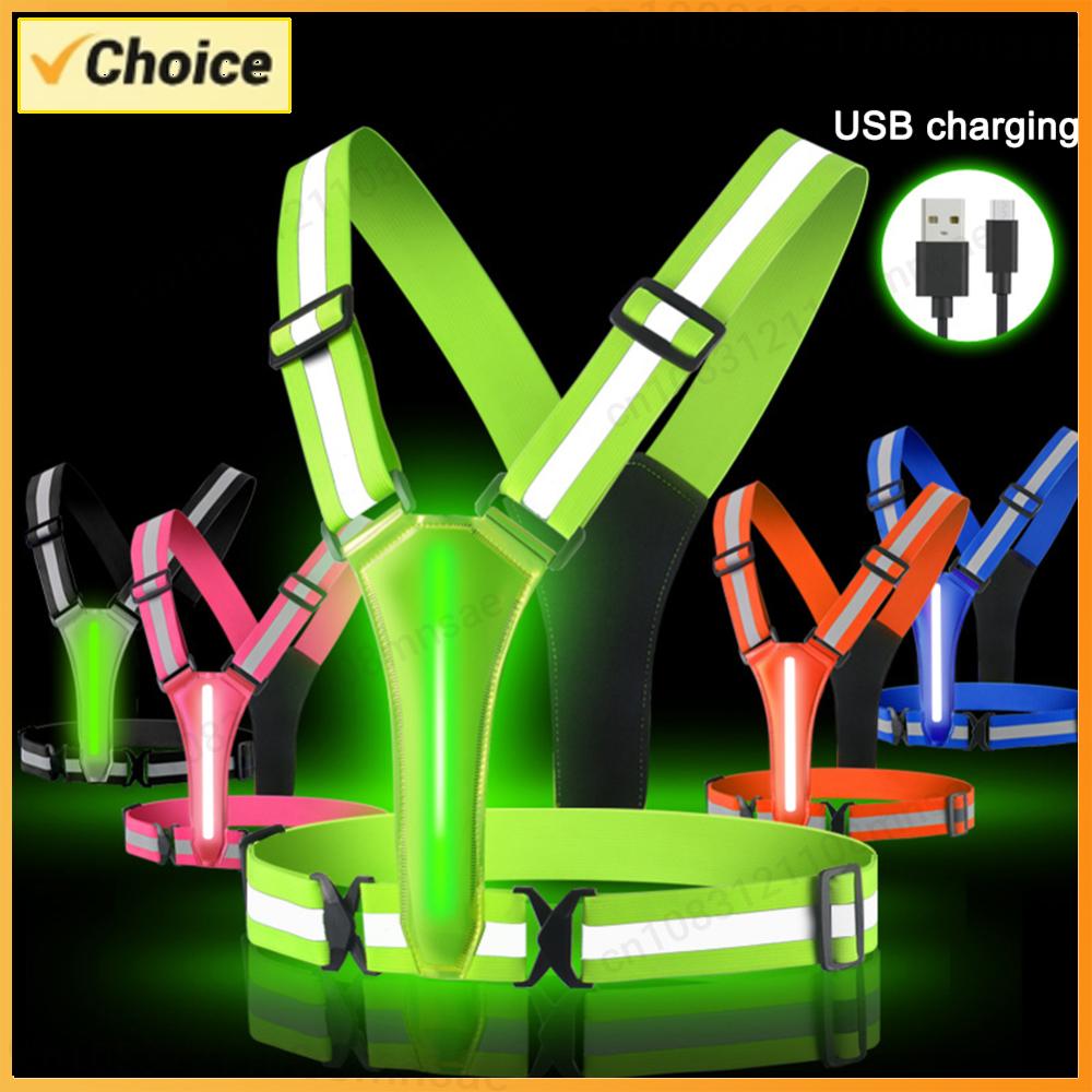 LED Reflective Safety Vest Lig - đánh giá và giá Reflective Jacket Running