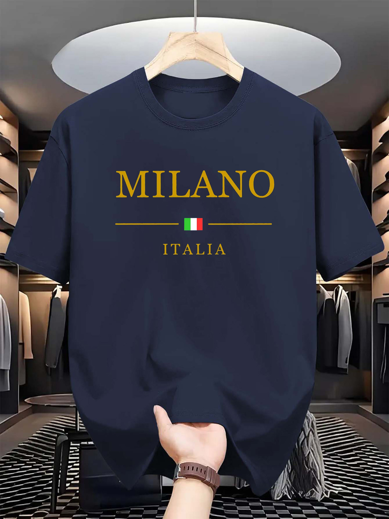 Italian Milan Print Men Women  - đánh giá và giá Street Fashion Of Milan