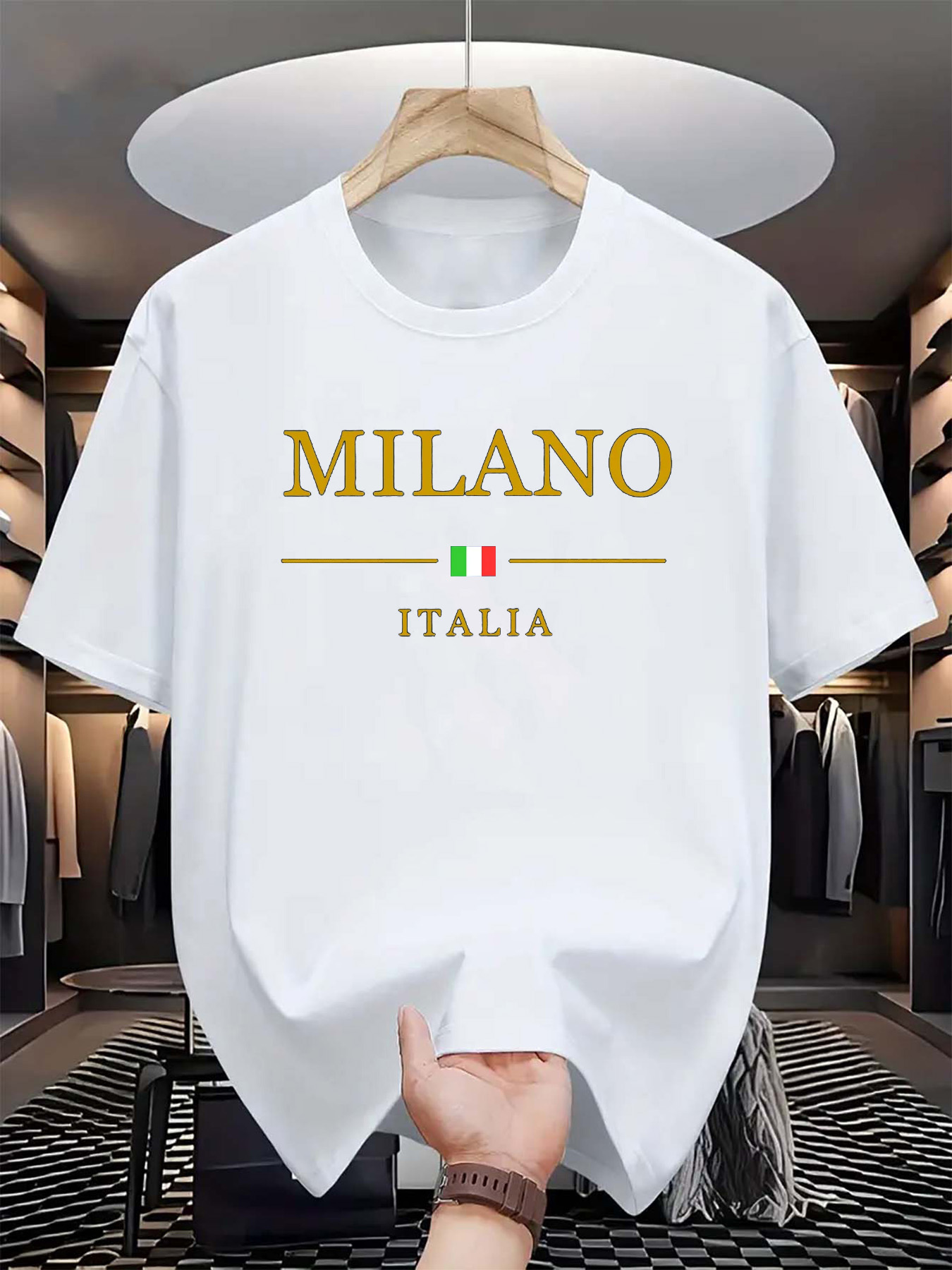 Italian Milan Print Men Women  - đánh giá và giá Street Fashion Of Milan