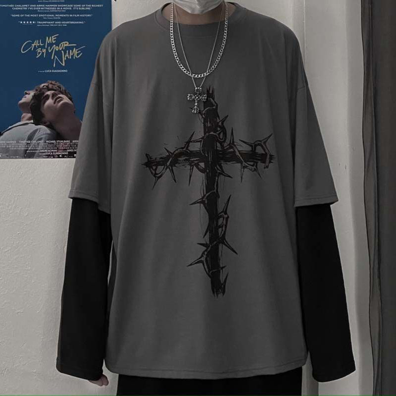 Grunge Quần Áo Nữ Dài Tay Emo  - đánh giá và giá Street Fashion Goth