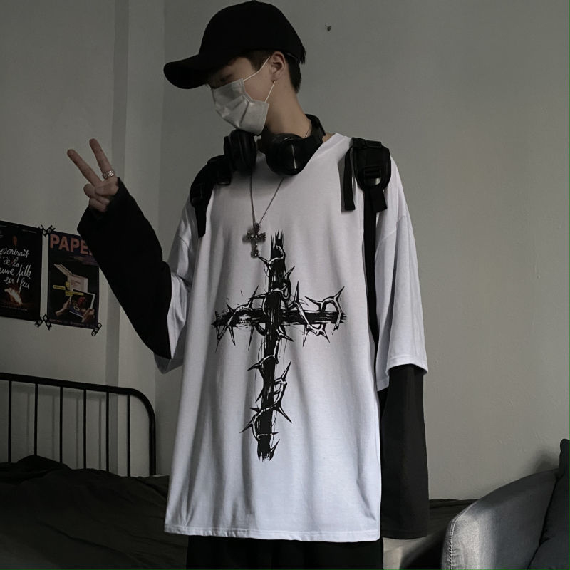 Grunge Quần Áo Nữ Dài Tay Emo  - đánh giá và giá Street Fashion Goth