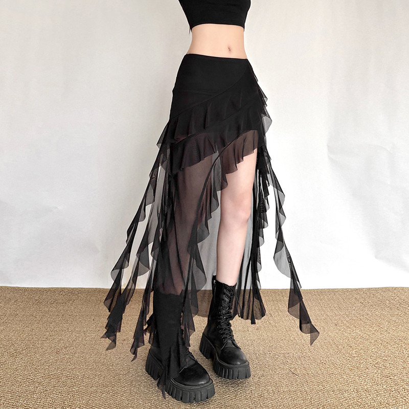 Goth Dark Mall Gothic Black Ou - đánh giá và giá Street Fashion Goth
