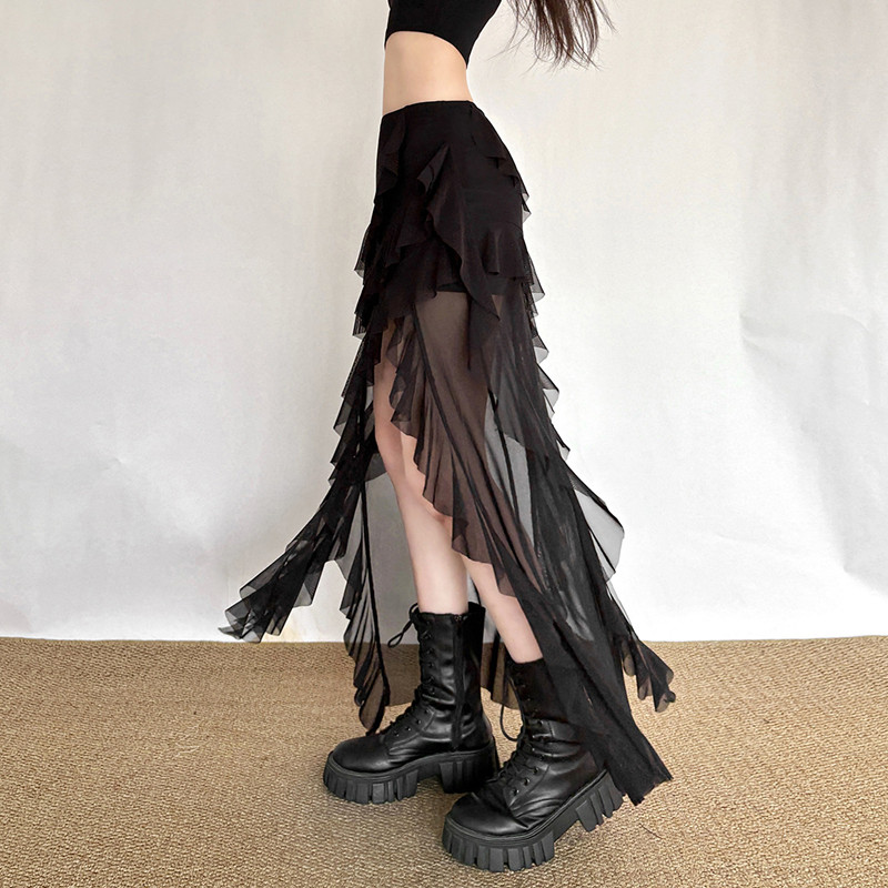 Goth Dark Mall Gothic Black Ou - đánh giá và giá Street Fashion Goth