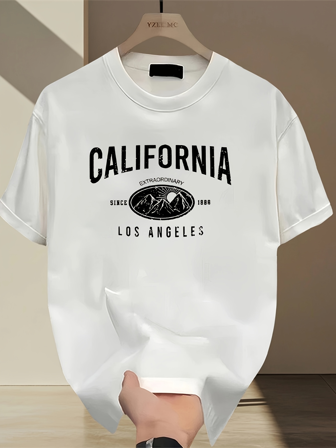 California Letter T-shirt Roun - đánh giá và giá Street Fashion California
