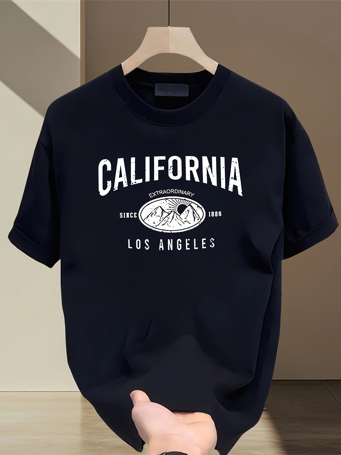 California Letter T-shirt Roun - đánh giá và giá Street Fashion California