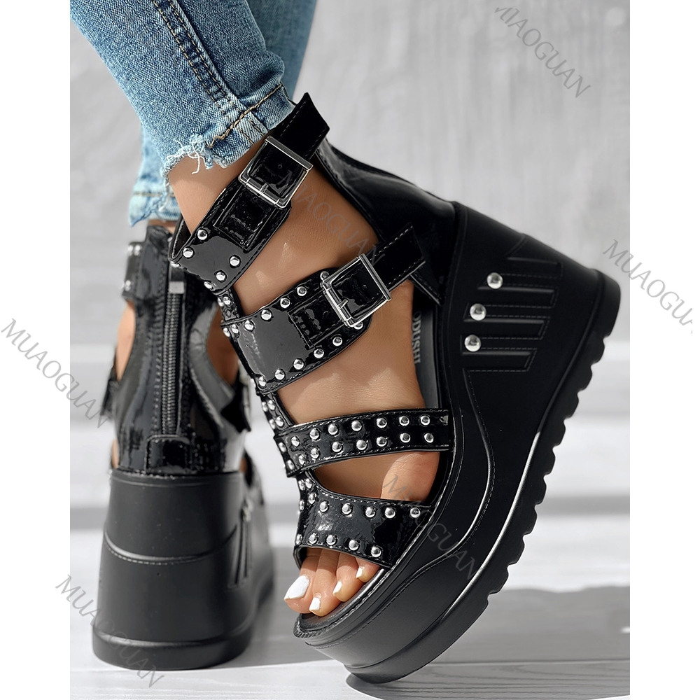 Fashion Women Peep Toe Black S - đánh giá và giá Street Fashion Women