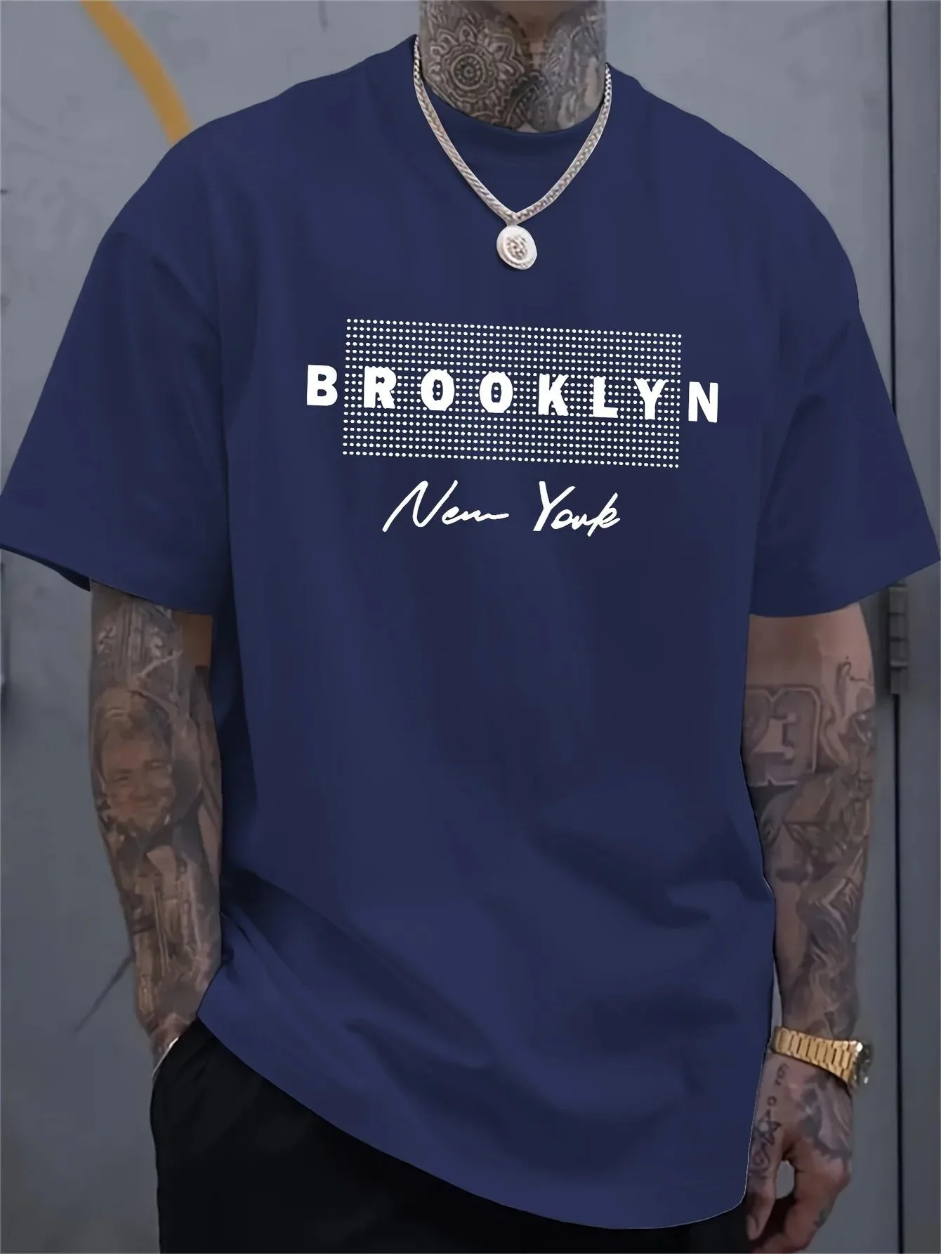 Men's New York Letter Printed  - đánh giá và giá Street Fashion Of New York