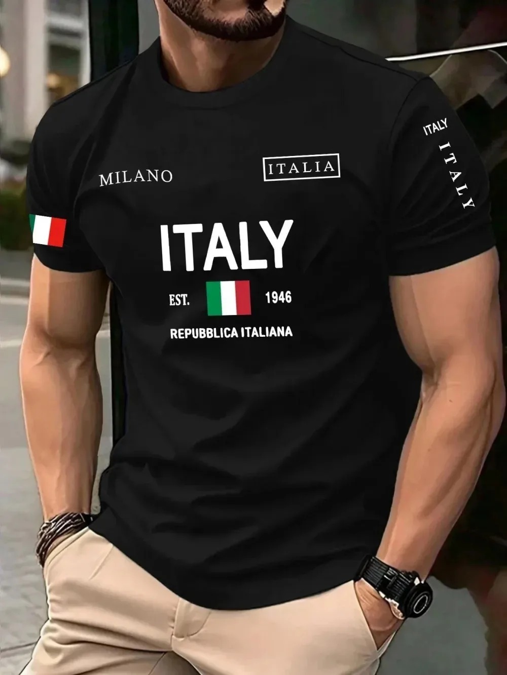 3D Print European  American Fa - đánh giá và giá Street Fashion Of Milan