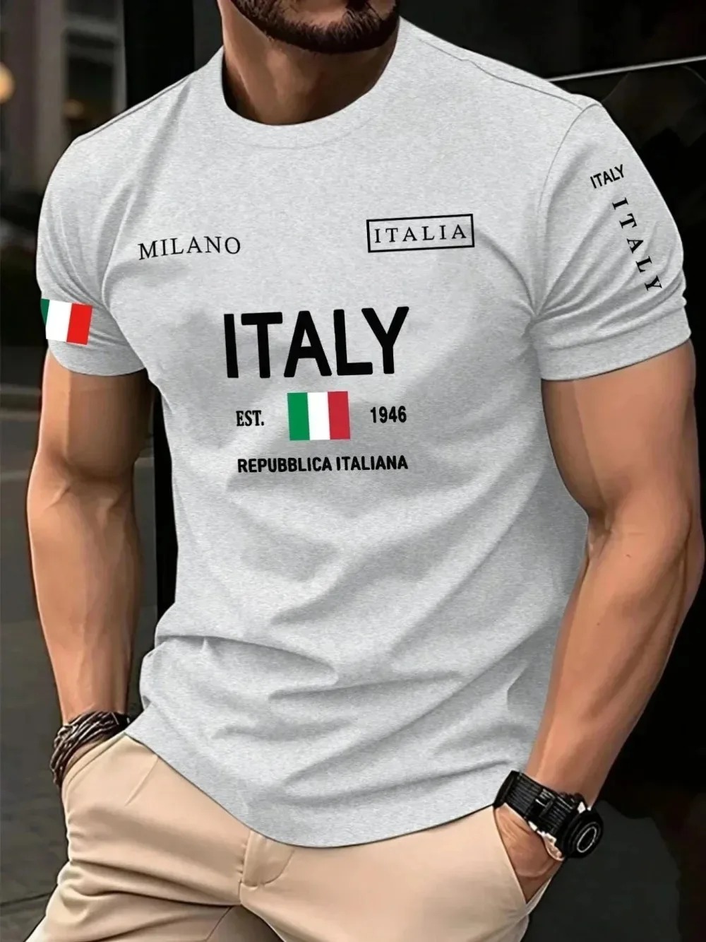 3D Print European  American Fa - đánh giá và giá Street Fashion Of Milan