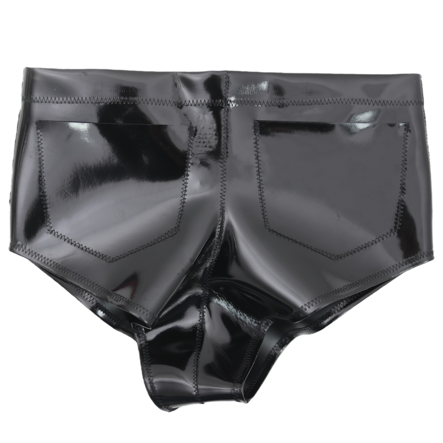 Women Men Glossy Pocket Shorts - đánh giá và giá Street Fashion Women