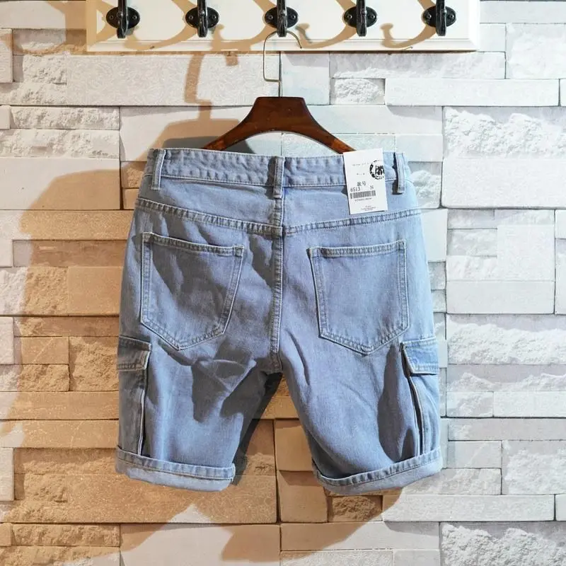 Loose Straight Short Jeans Pan - đánh giá và giá Street Fashion Jeans Men