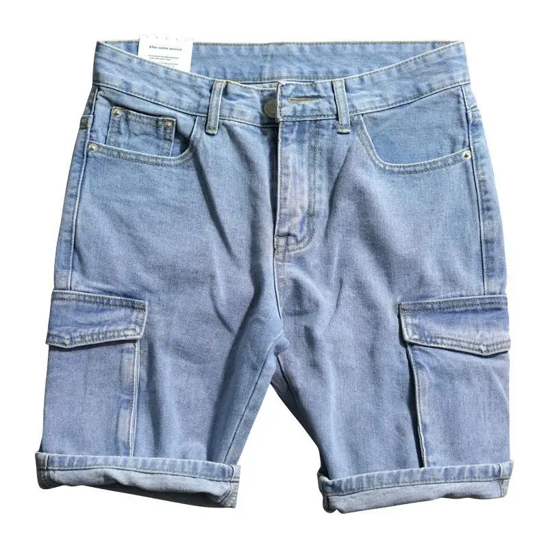 Loose Straight Short Jeans Pan - đánh giá và giá Street Fashion Jeans Men