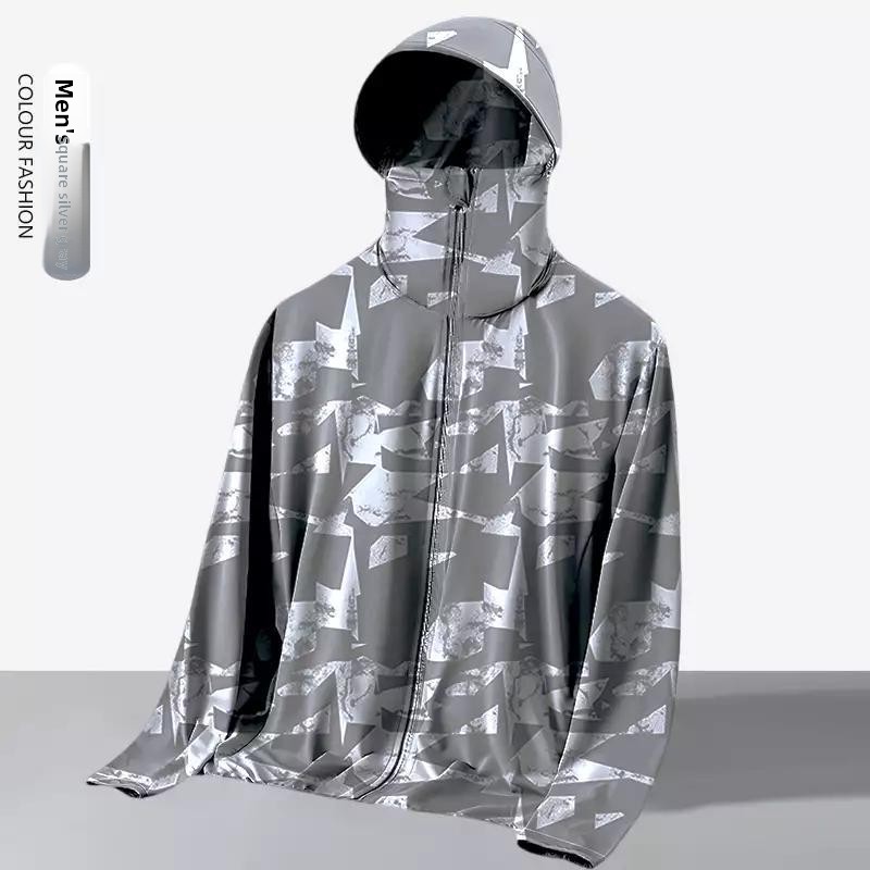 Unisex Summer Loose-Fit Hooded - đánh giá và giá Reflective Jacket Running