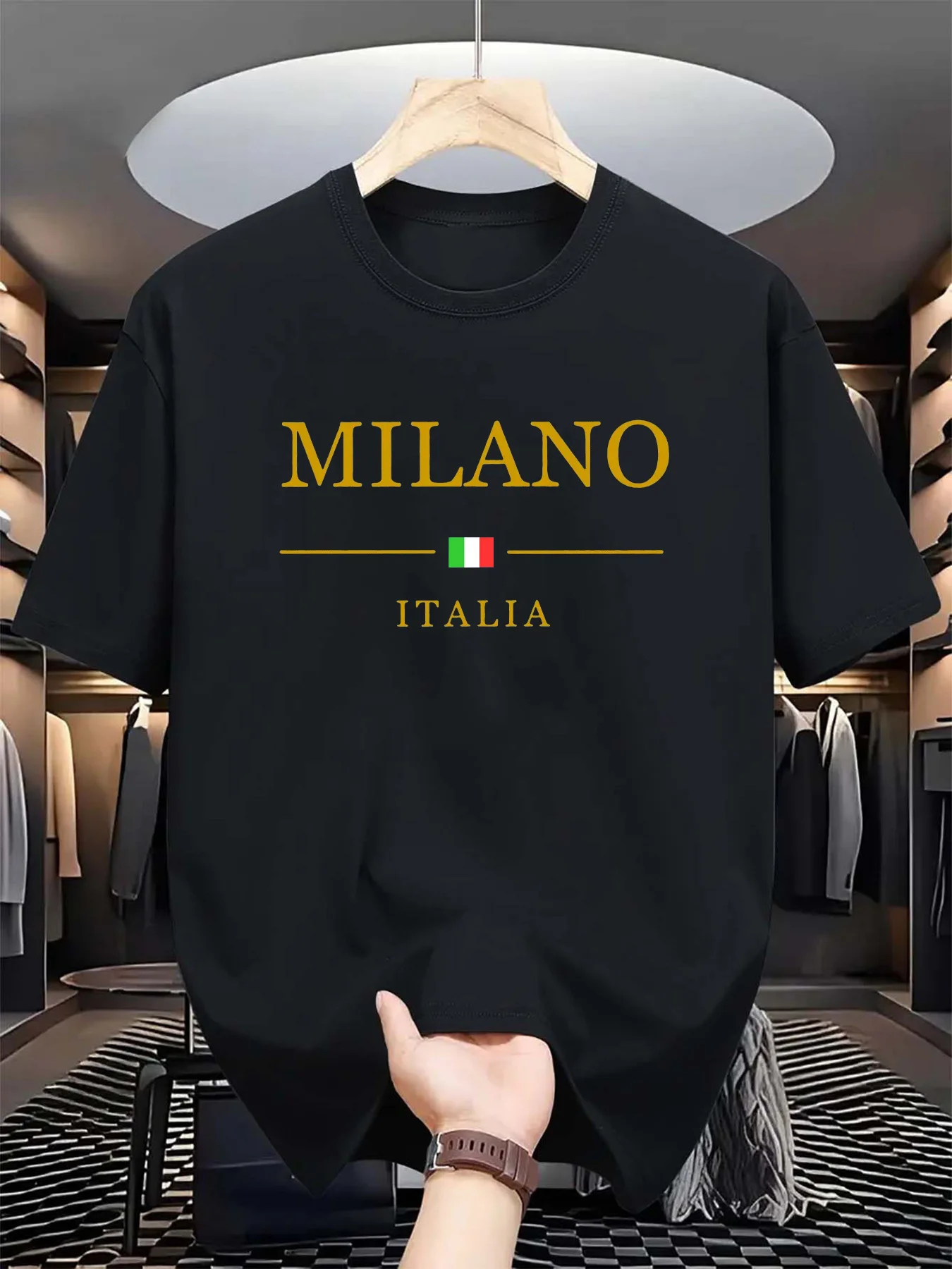 Men's summer 3d printed T-shir - đánh giá và giá Street Fashion Of Milan