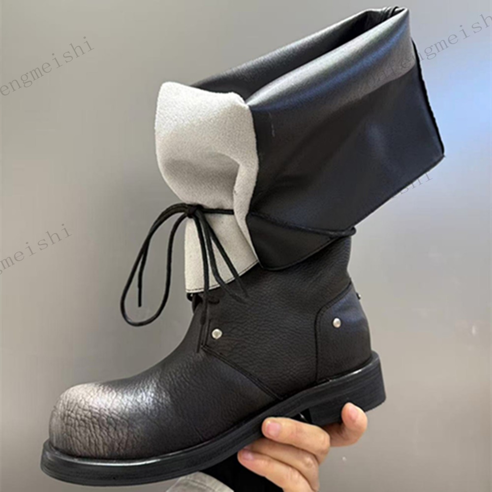 Women Turned-Over Edge Knee Hi - đánh giá và giá Street Fashion Winter 2026