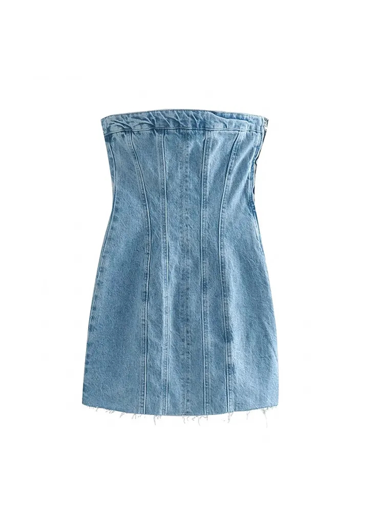 Nlzgmsj Sexy Blue Denim Sheath - đánh giá và giá Street Fashion Style Youtube