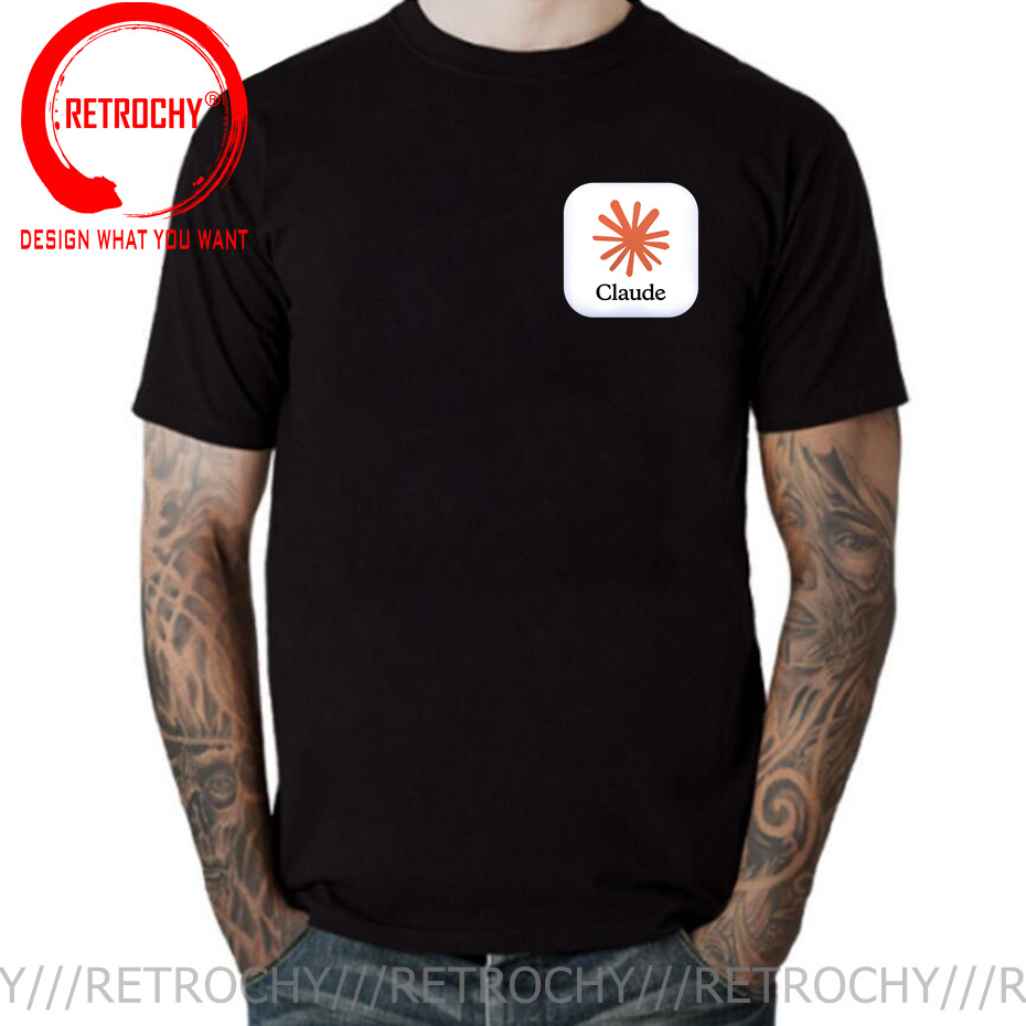 Claude AI Logo T Shirt Funny M - đánh giá và giá Street Fashion Brand Logo