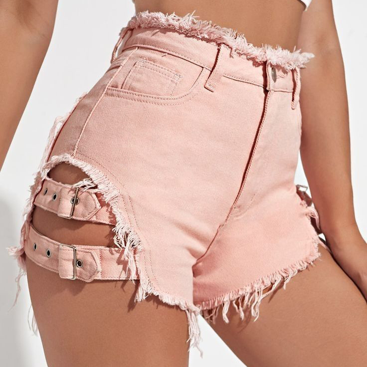 Women High Waist Denim Shorts  - đánh giá và giá Street Fashion Denim