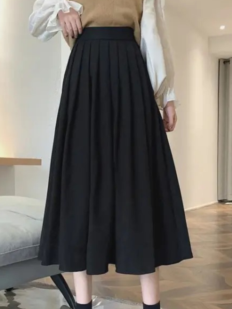 Women's Vintage Pleated Skirt  - đánh giá và giá Street Fashion Goth