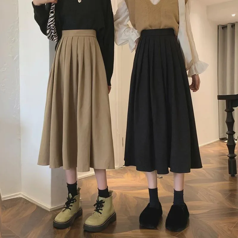 Women's Vintage Pleated Skirt  - đánh giá và giá Street Fashion Goth