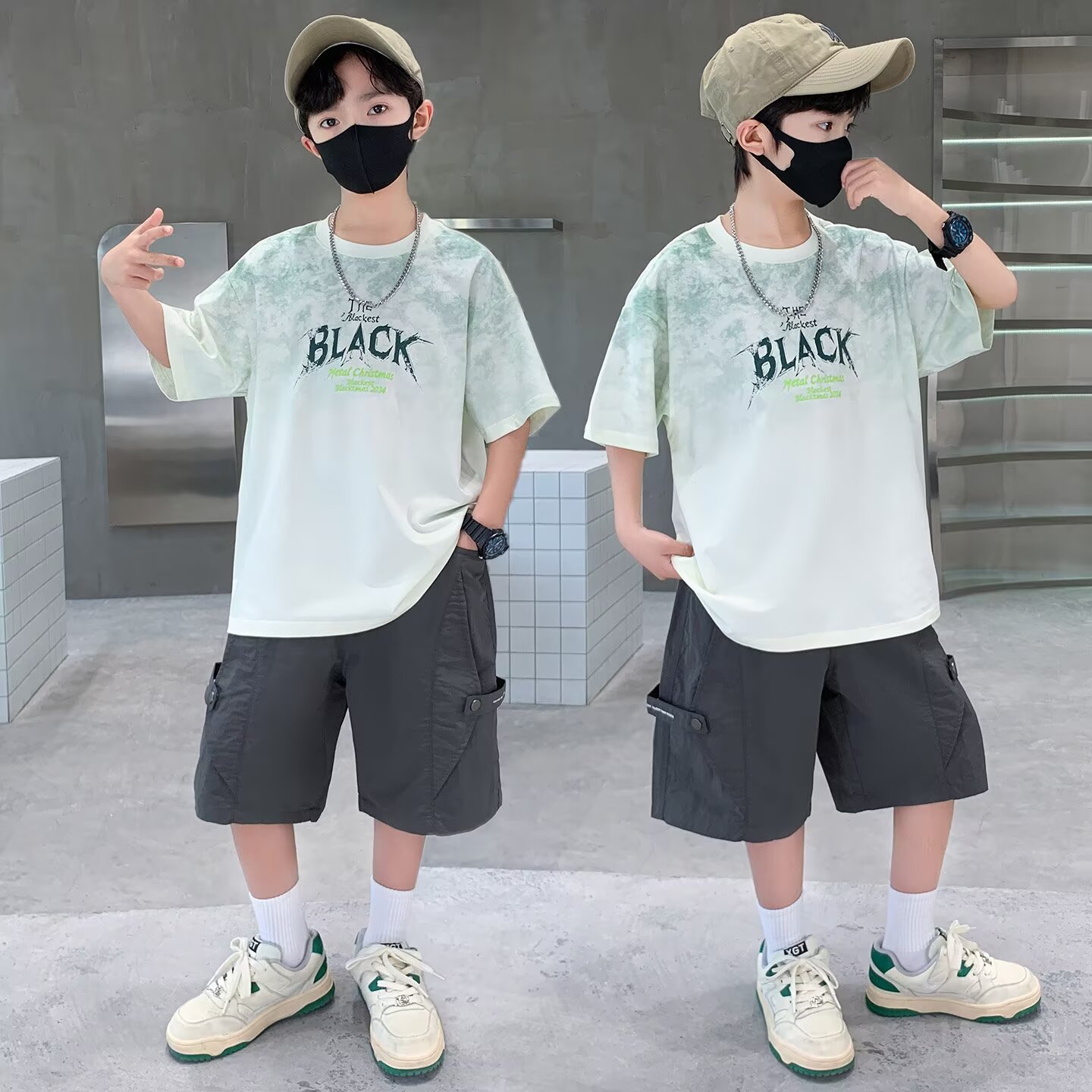 New Summer Boys Suit 120-170 J - đánh giá và giá Street Fashion Japan 2025