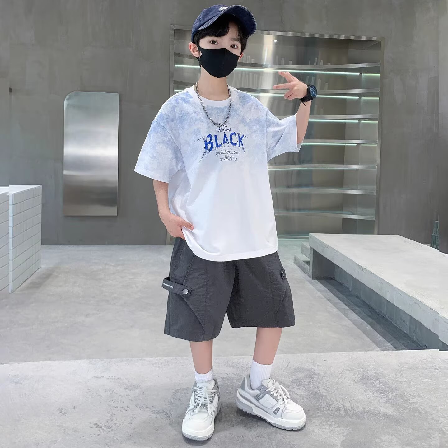 New Summer Boys Suit 120-170 J - đánh giá và giá Street Fashion Japan 2025