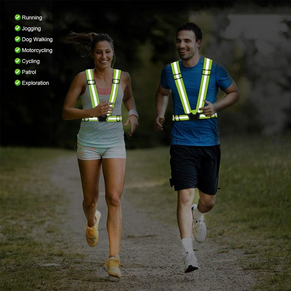 1Pcs Night Running Vest High V - đánh giá và giá Reflective Jacket Running
