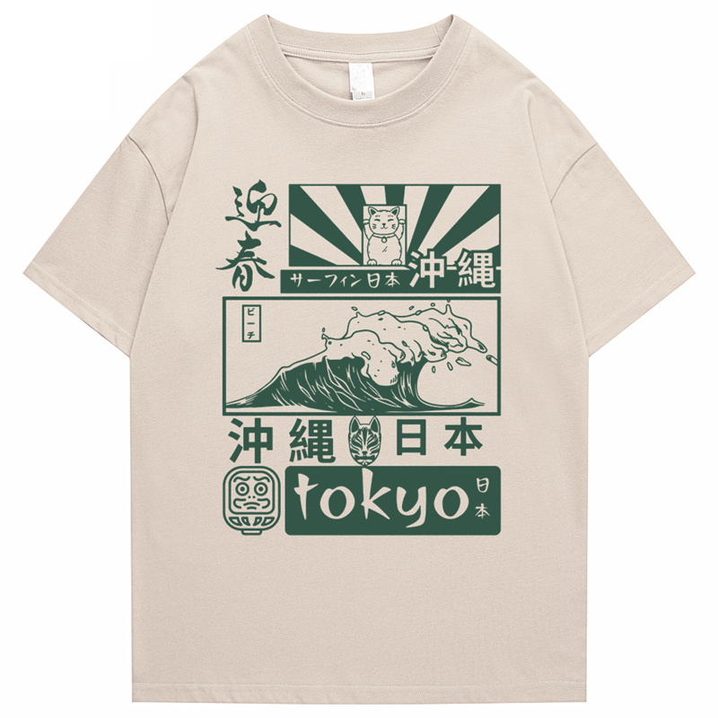 100% Cotton Japanese Retro Tok - đánh giá và giá Street Fashion In Tokyo