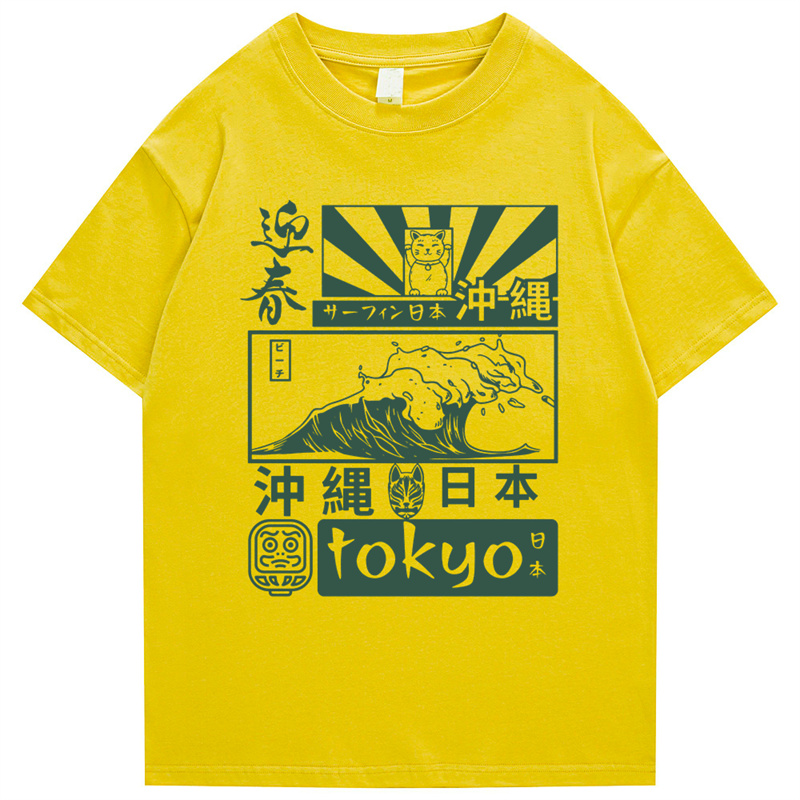 100% Cotton Japanese Retro Tok - đánh giá và giá Street Fashion In Tokyo