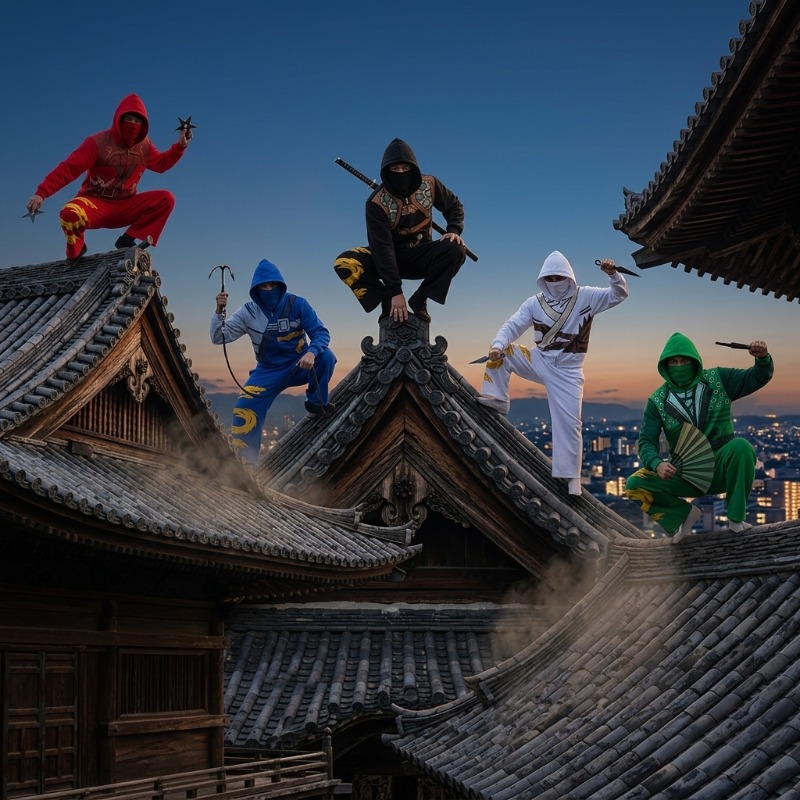 Ninja Warrior Armor Hoodie Set - đánh giá và giá Street Fashion Us