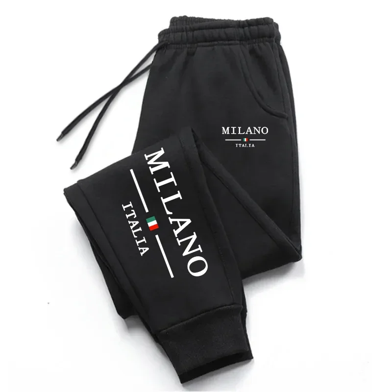 Milan Printed Mens Sweatpants  - đánh giá và giá Street Fashion Of Milan