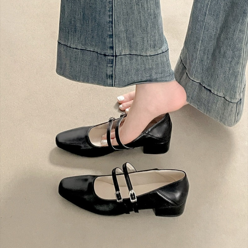 Square Toe Low Heel Women Silv - đánh giá và giá Street Fashion Women