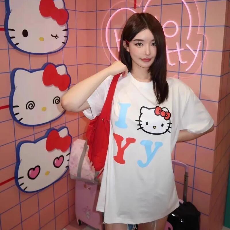 Short-Sleeved Sanrio Summer Pu - đánh giá và giá Street Fashion Us