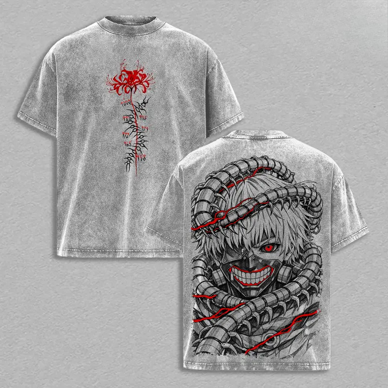 Manga Kaneki Ken Retro T Shirt - đánh giá và giá Street Fashion In Tokyo